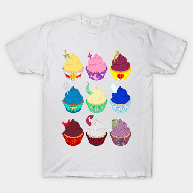 She-Ra and the Princesses of Power Cupcakes T-Shirt by CoreyUnlimited